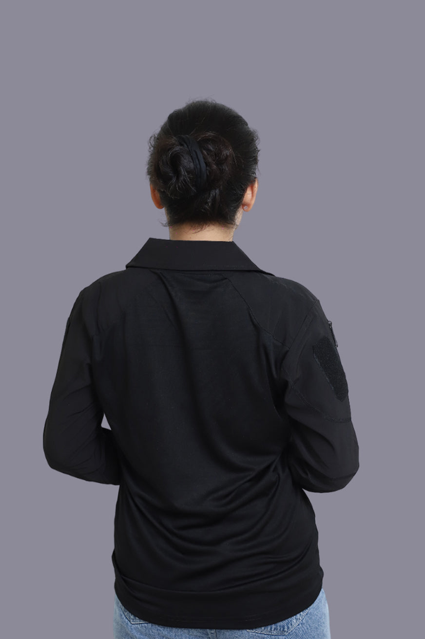 OG Full Sleeves Black Sports T-Shirts for Women